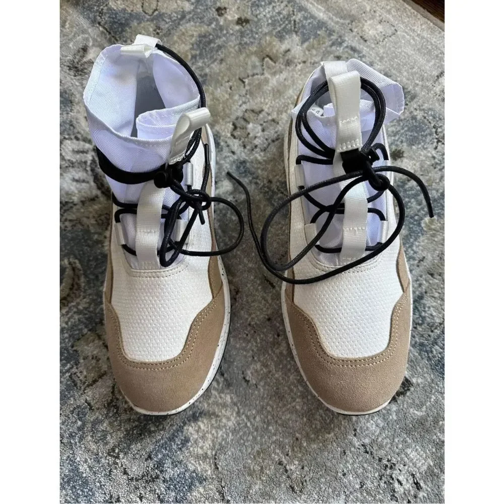 New Suicoke White Beige ROBBS-ab Boots Womens Size 6